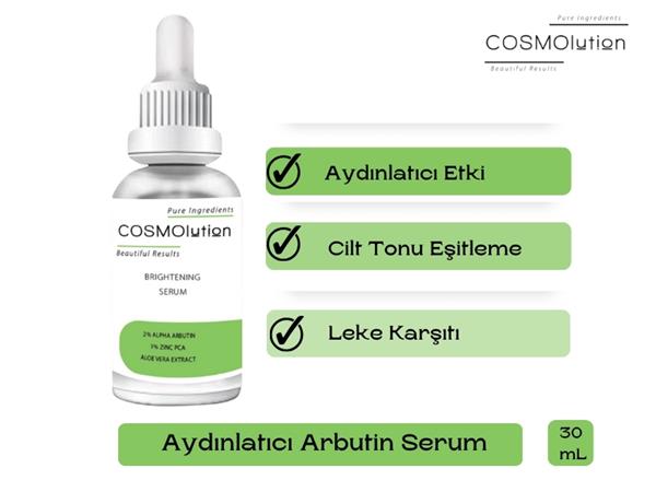 Aydınlatıcı Ve Leke Görünümü Azaltıcı Arbutin Cilt Bakım Serumu 30 mL
